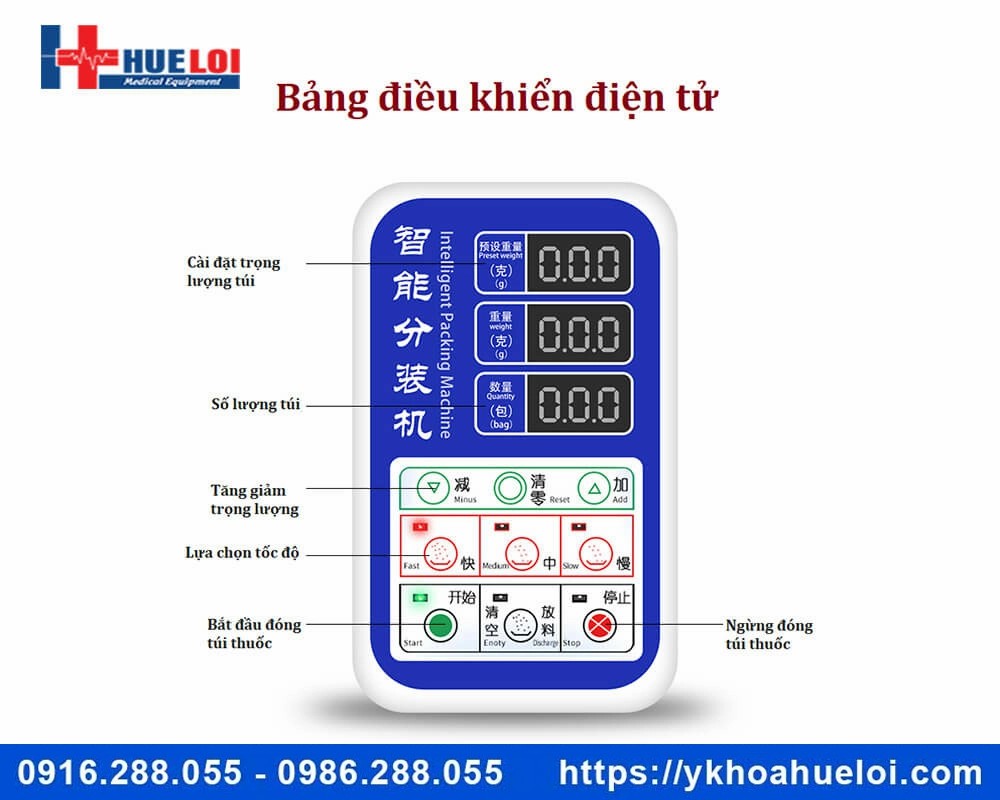 Máy đóng túi dược liệu tự động