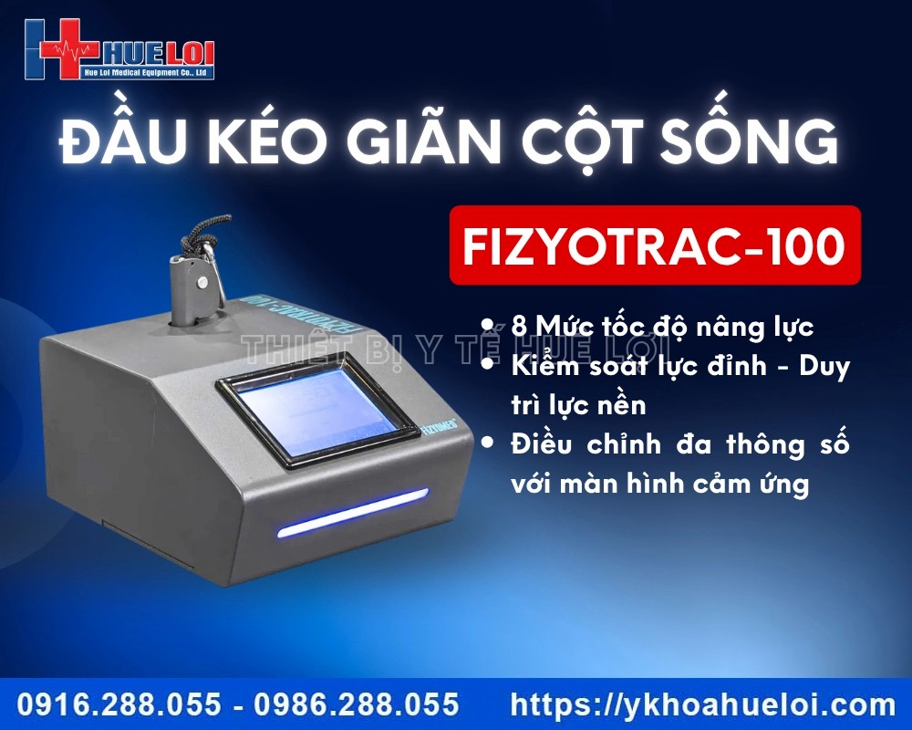Máy kéo giãn cột sống cao cấp FIZYOTRAC-100