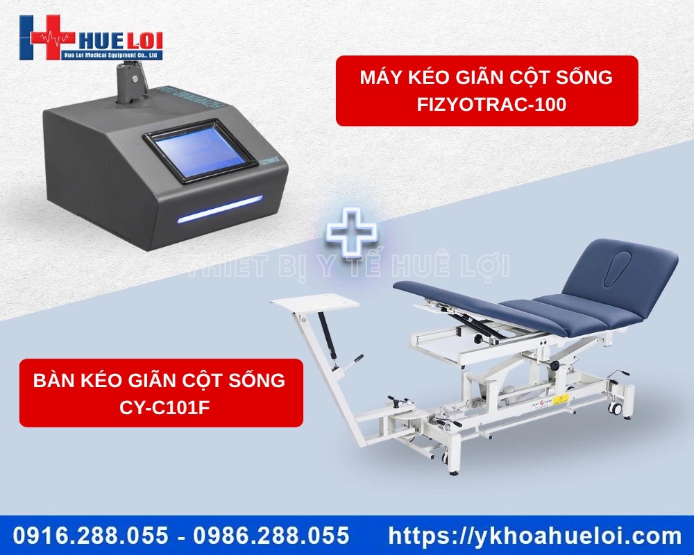 Máy kéo giãn cột sống cao cấp FIZYOTRAC-100