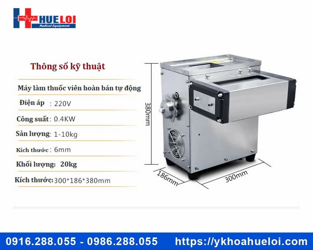 Máy làm viên hoàn bán tự động