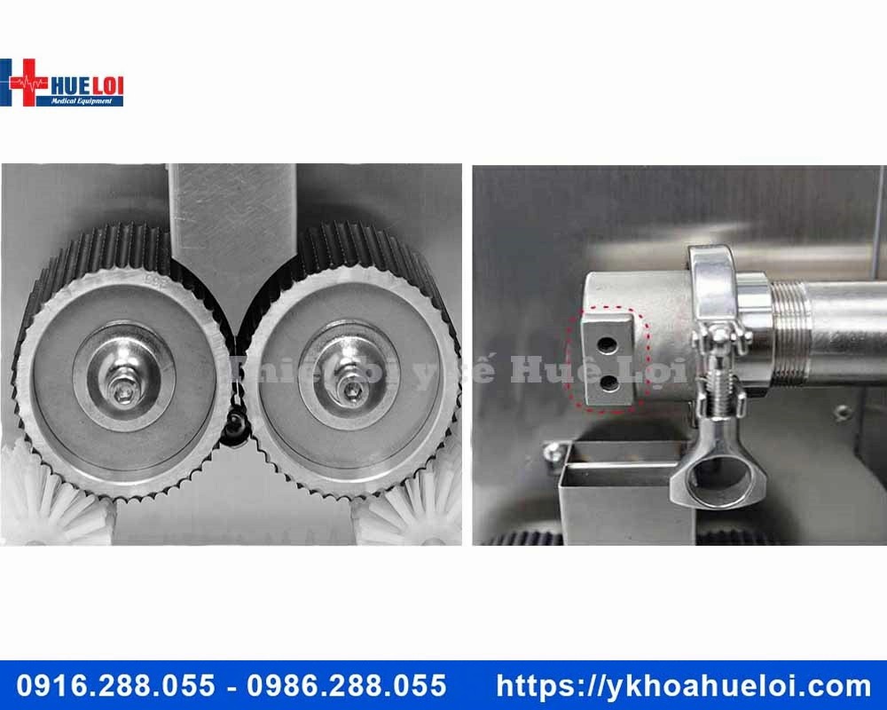 Máy làm viên hoàn tích hợp đánh bóng bao viên