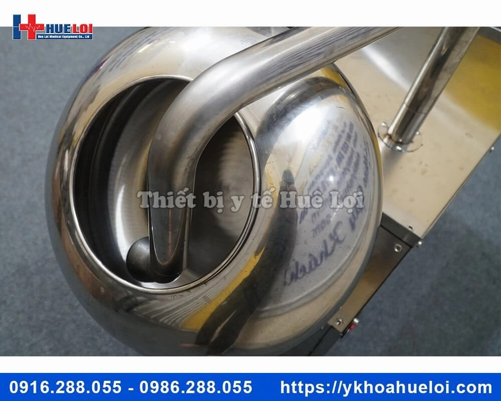 Máy làm viên hoàn tích hợp đánh bóng bao viên