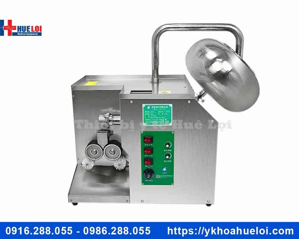 Máy làm viên hoàn tích hợp đánh bóng bao viên