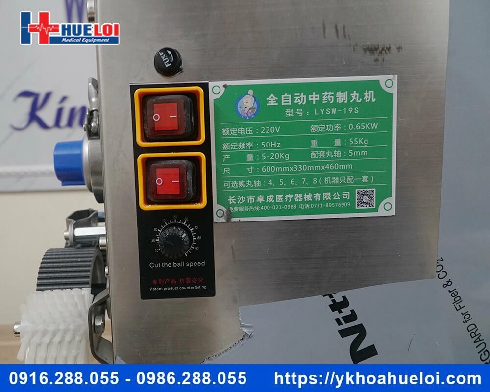Máy làm viên hoàn Đông y tự động