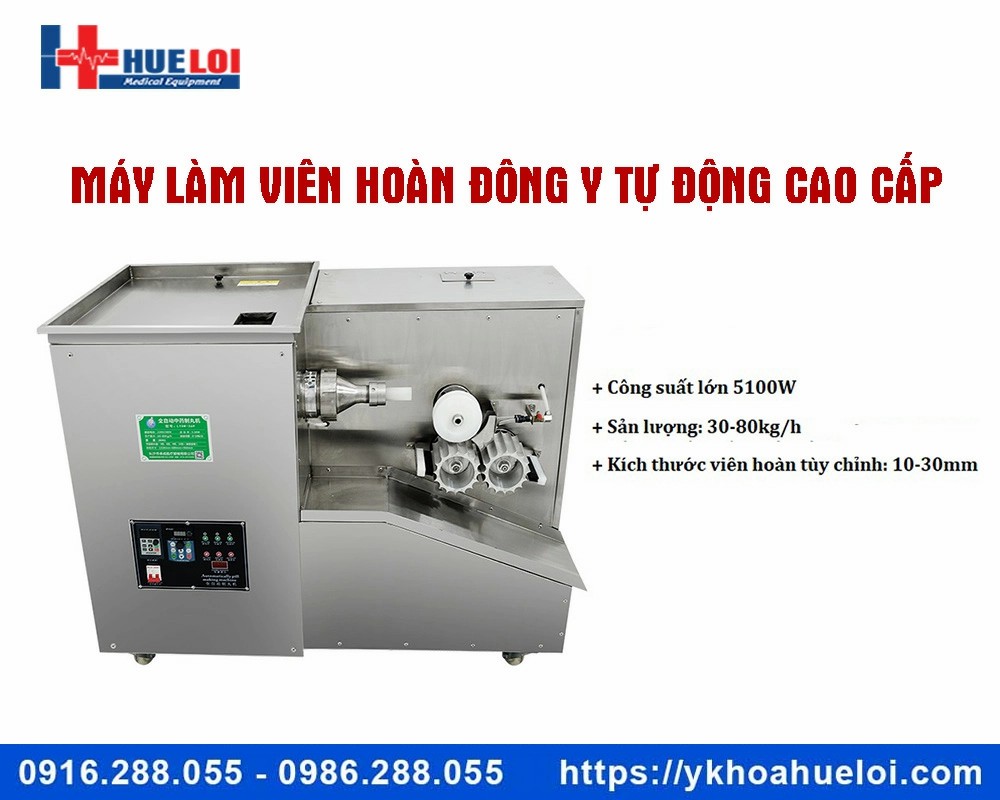 Máy làm viên hoàn Đông y tự động cao cấp