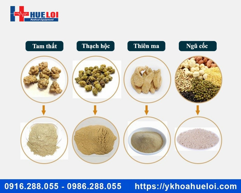 Máy nghiền thuốc Đông y cao cấp