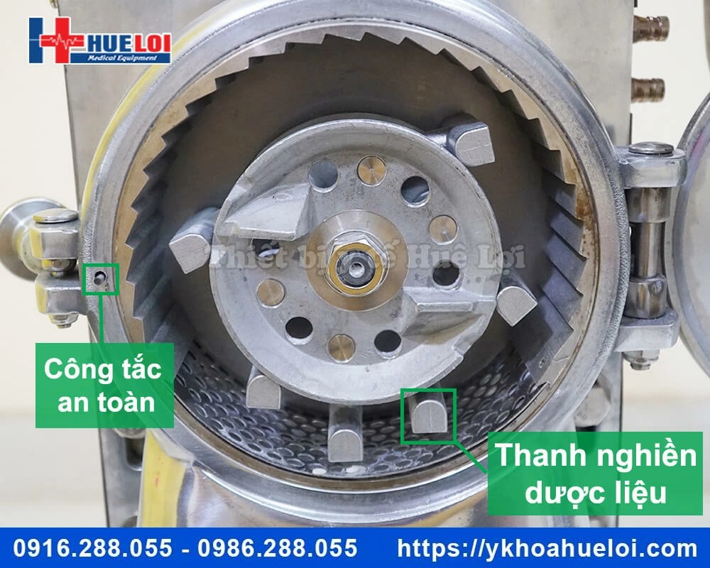 Máy nghiền thuốc Đông y cao cấp