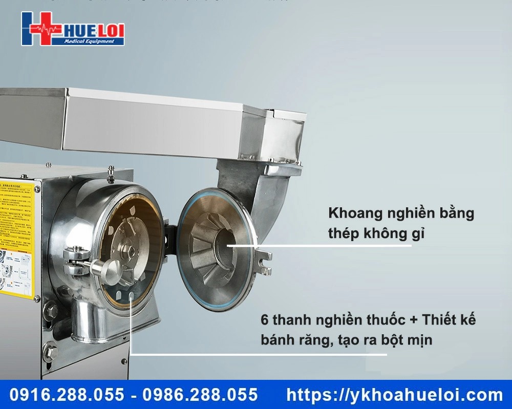Máy nghiền thuốc Đông y cao cấp