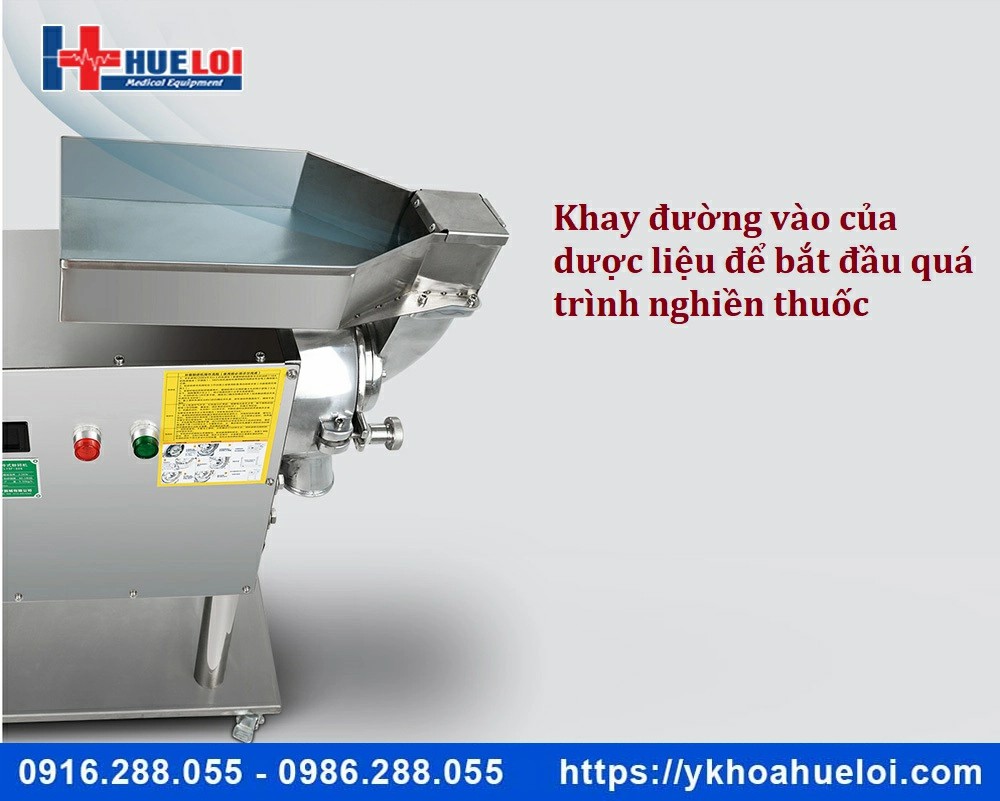 Máy nghiền thuốc Đông y cao cấp