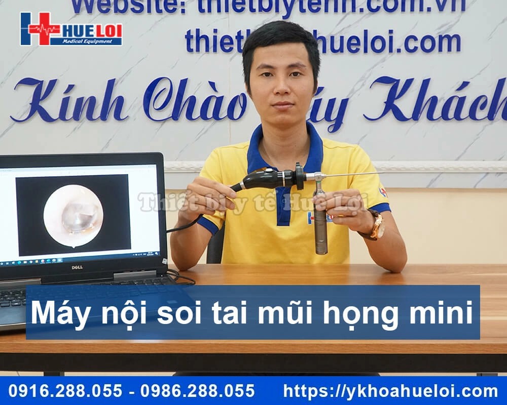 máy nội soi tai mũi họng mini