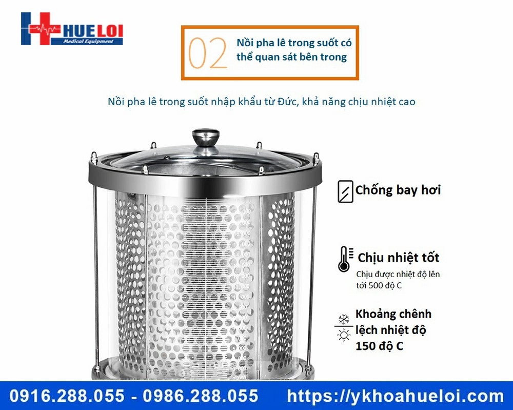 Máy sắc thuốc 2 nồi đun kèm đóng túi tự động