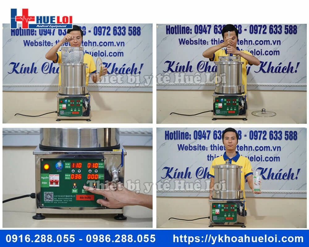 Máy sắc thuốc mini loại 1 nồi đun