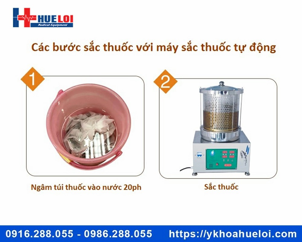 Máy sắc thuốc mini loại 1 nồi đun