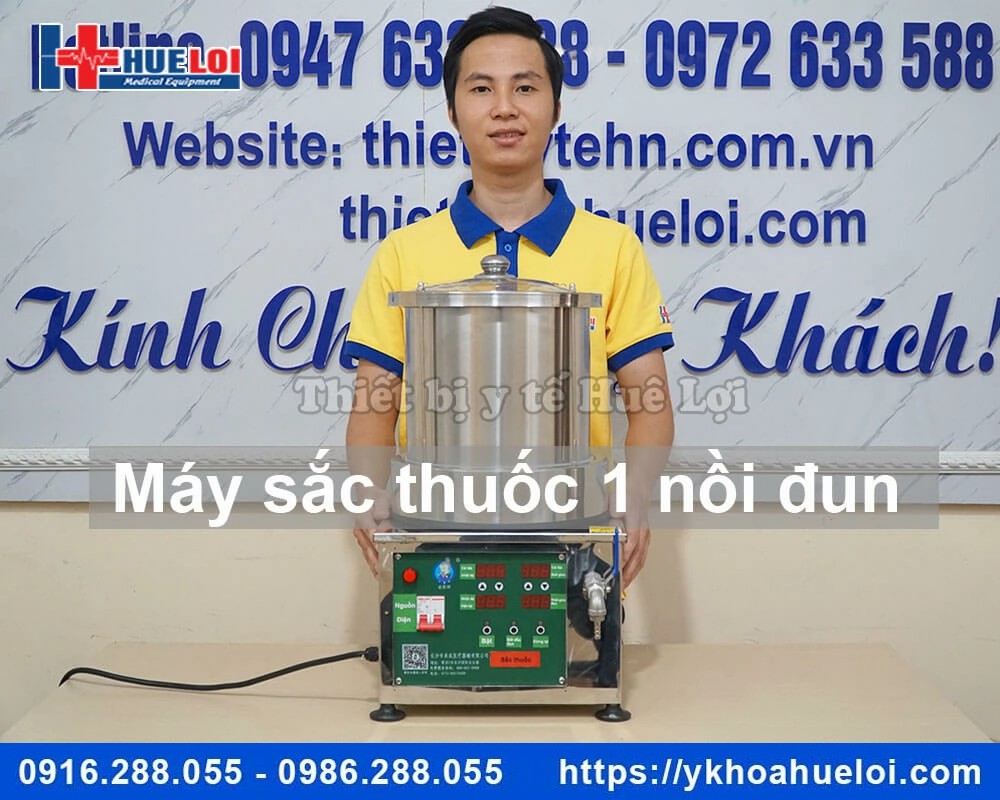 Máy sắc thuốc mini loại 1 nồi đun