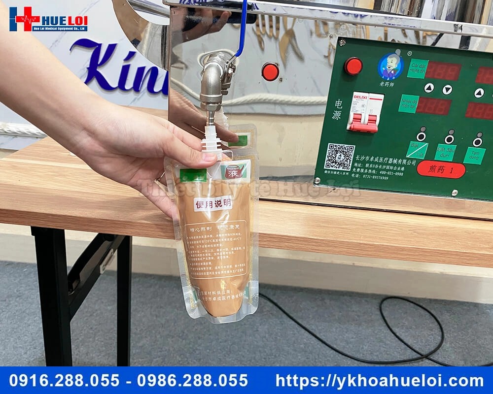 Máy sắc thuốc mini loại 2 nồi đun