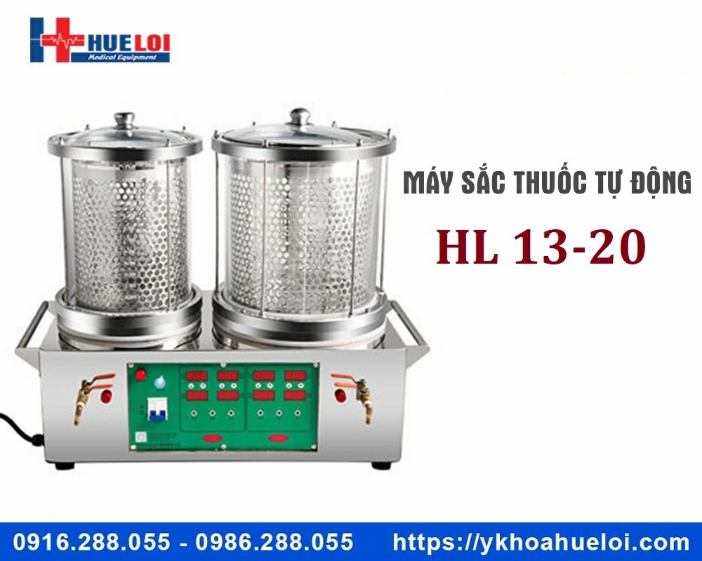 Máy sắc thuốc mini loại 2 nồi đun