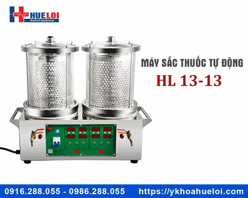 Máy sắc thuốc mini loại 2 nồi đun