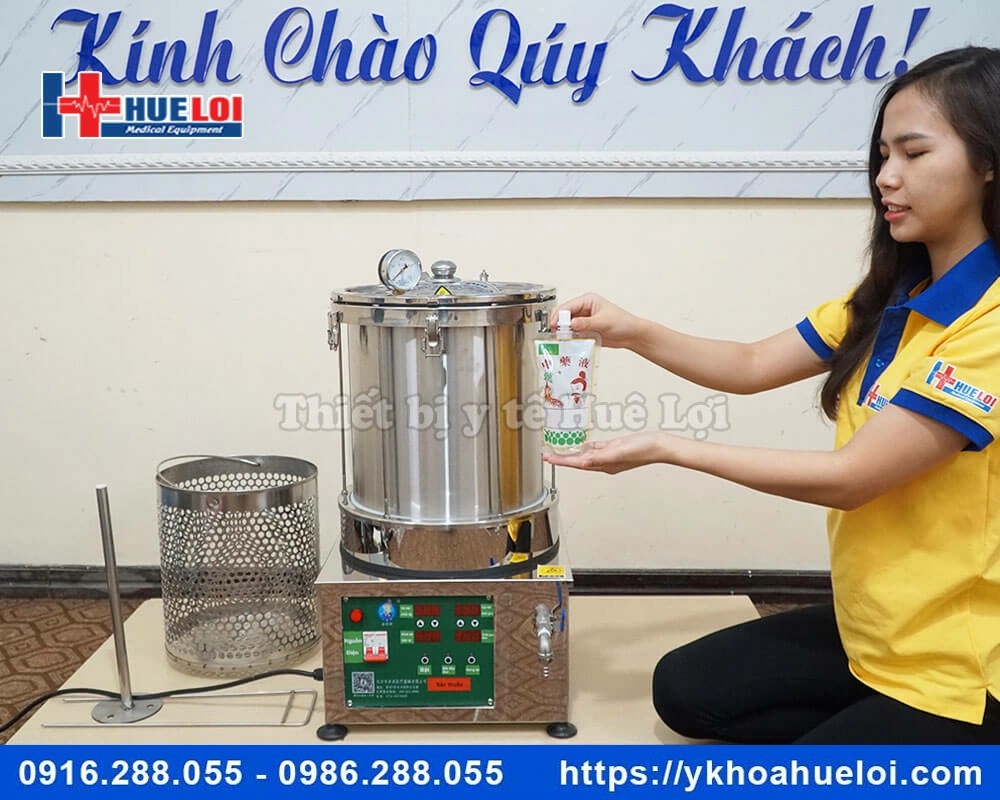 Máy sắc thuốc áp suất nhỏ