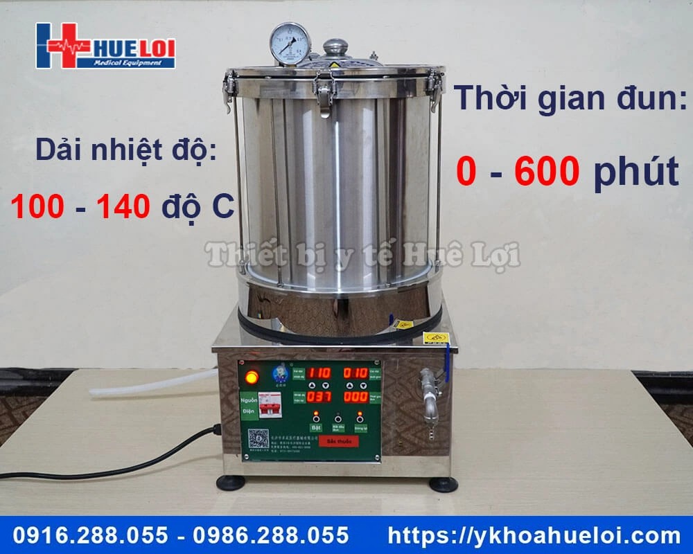 Máy sắc thuốc áp suất nhỏ