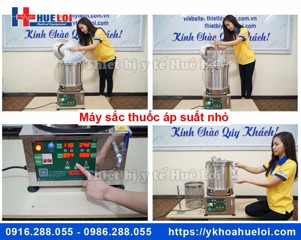 Máy sắc thuốc áp suất nhỏ