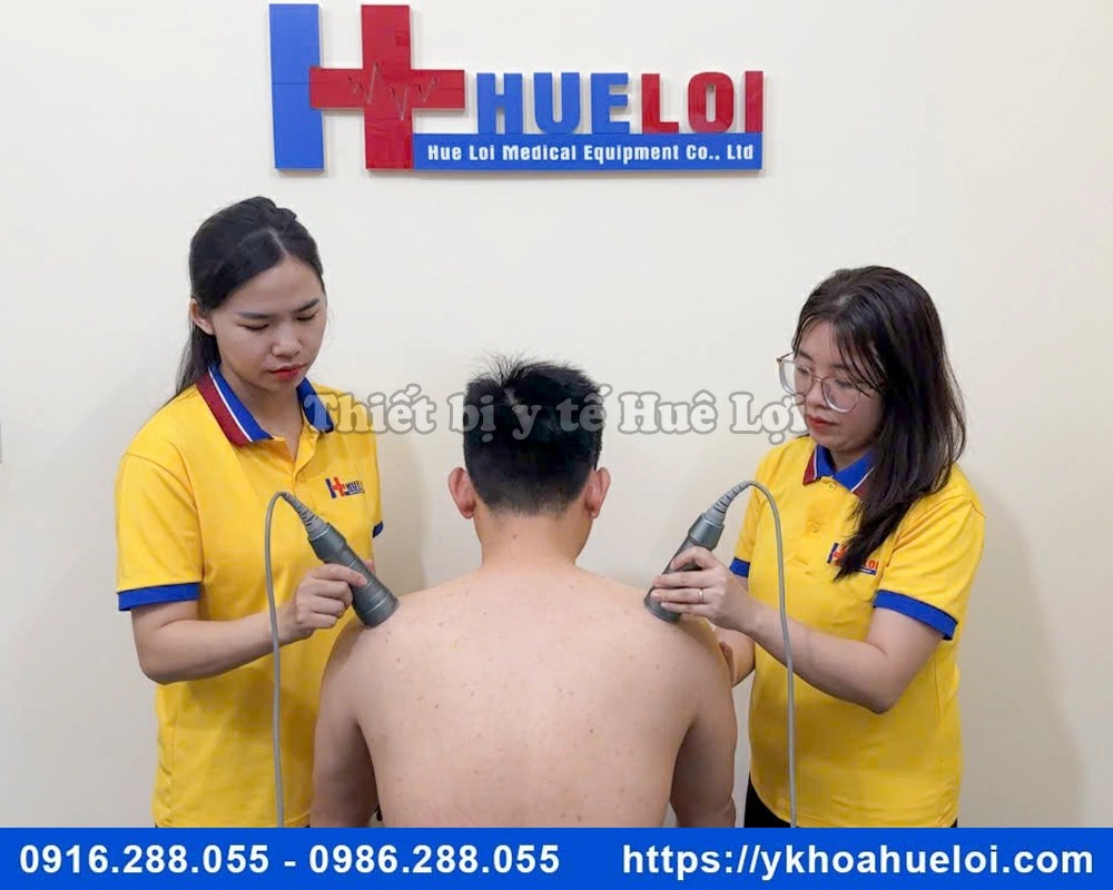 Máy siêu âm trị liệu TEXUA 2 đầu dò