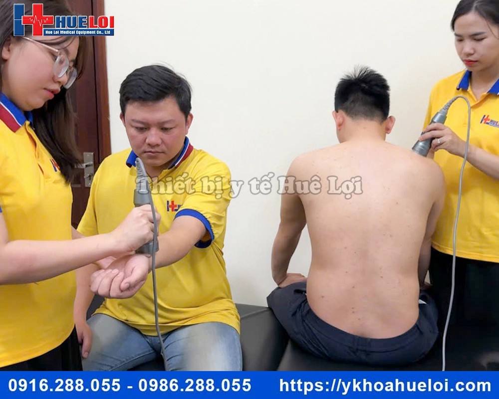 Máy siêu âm trị liệu TEXUA 2 đầu dò