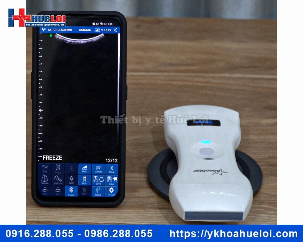 Máy siêu âm cầm tay 3 đầu dò C5 Plus