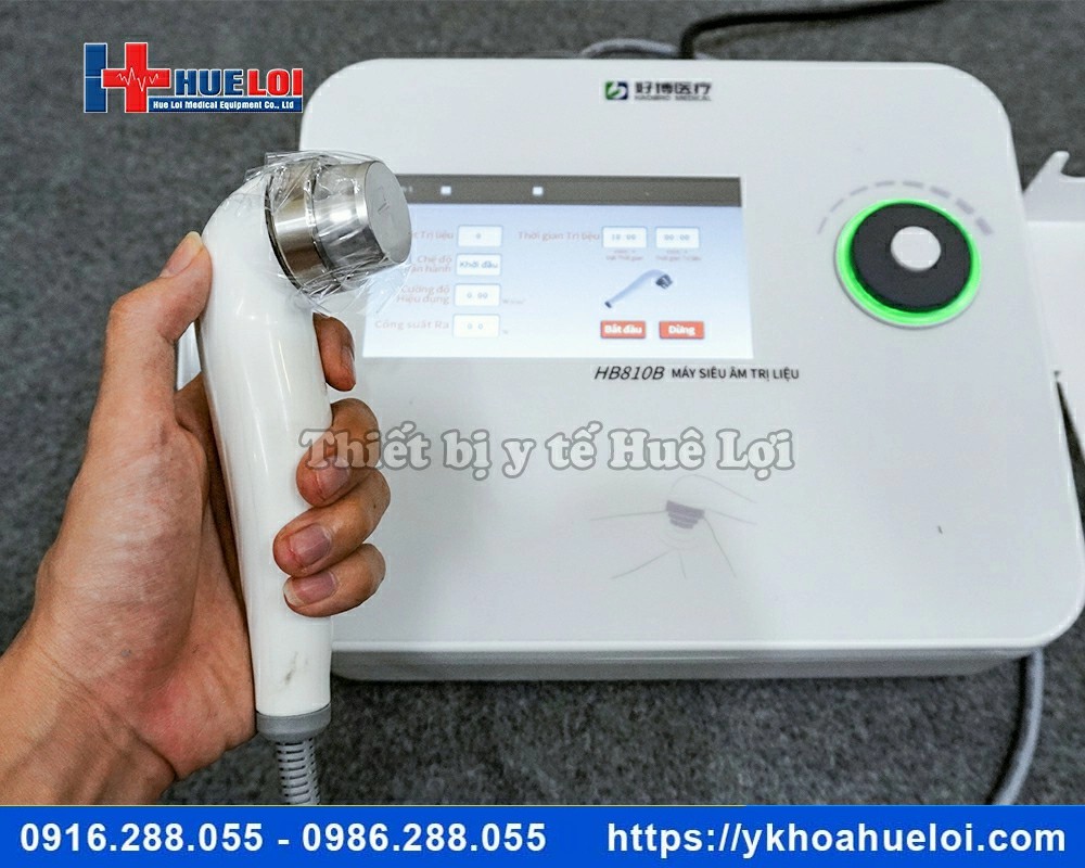 Máy siêu âm trị liệu đa tần 2 đầu dò HB810B