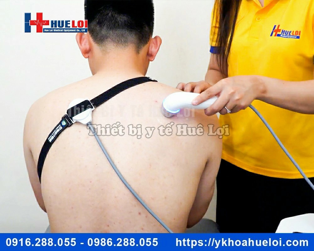 Máy siêu âm trị liệu đa tần 2 đầu dò HB810B