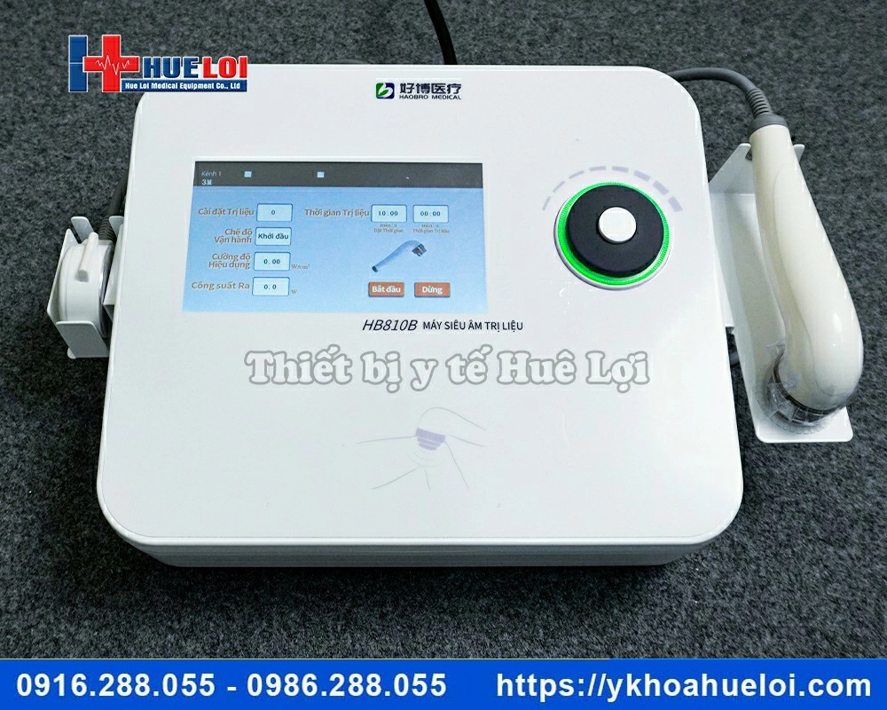 Máy siêu âm trị liệu đa tần 2 đầu dò HB810B