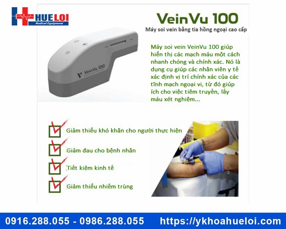 Máy soi tĩnh mạch cao cấp VienVu 100
