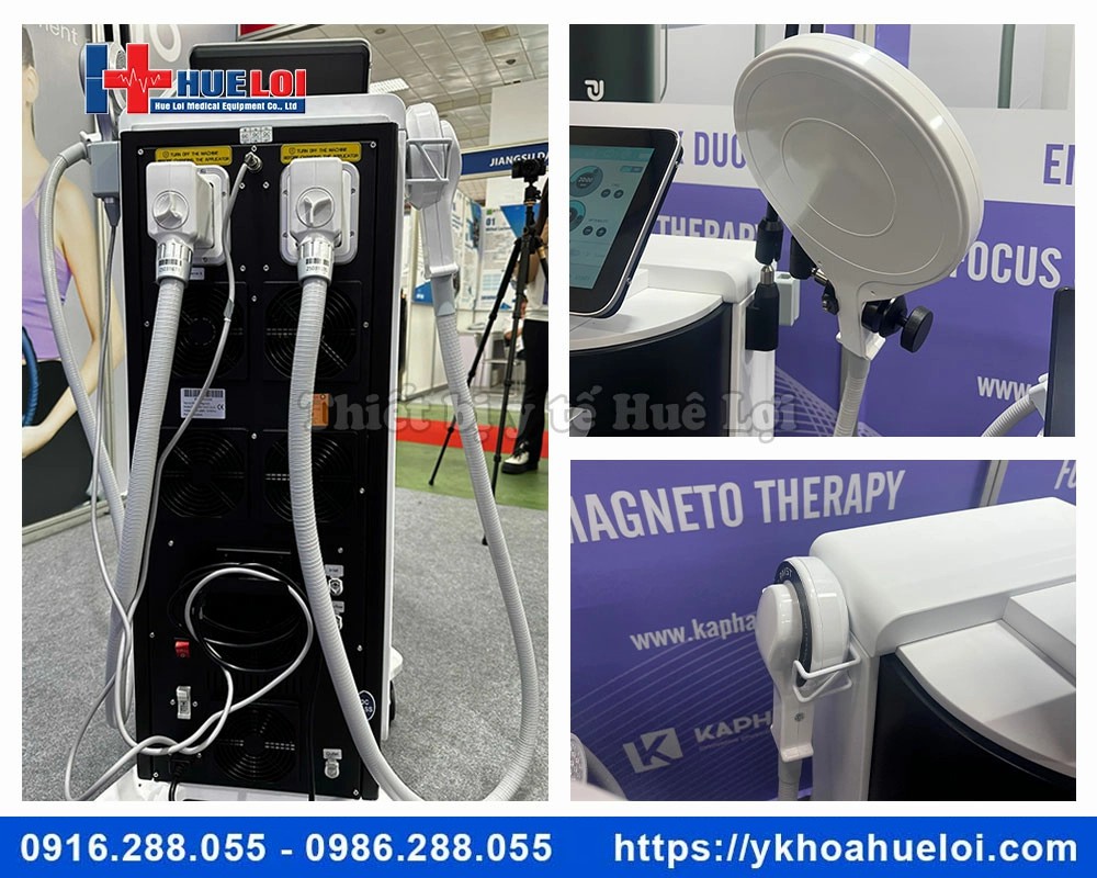 Máy từ trường 2 kênh kết hợp Laser công suất cao