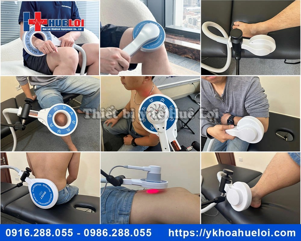 Máy từ trường 2 kênh kết hợp Laser công suất cao