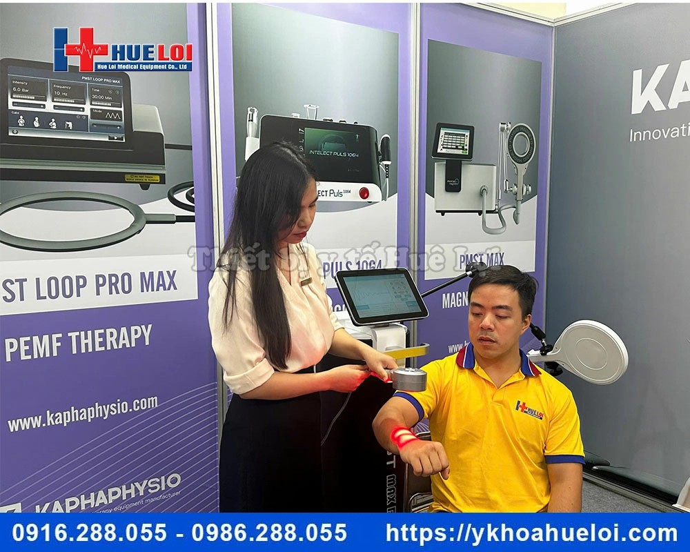 Máy từ trường 2 kênh kết hợp Laser công suất cao