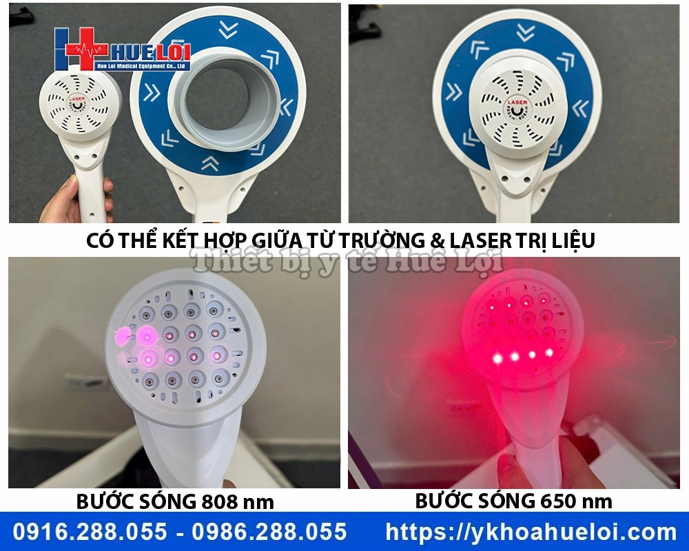 Máy từ trường kết hợp Laser công suất cao PMST PRO