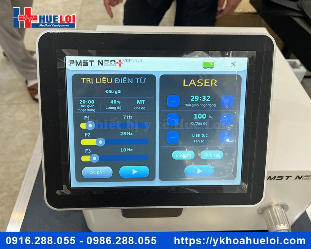 Máy từ trường siêu dẫn kết hợp Laser lạnh