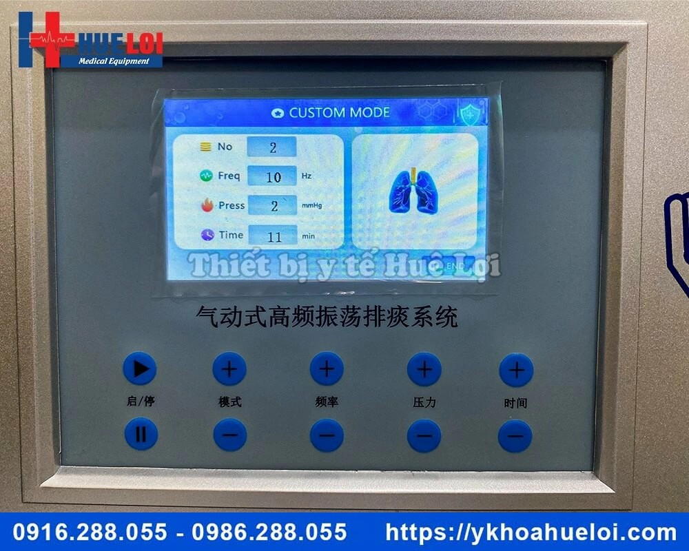 Máy vỗ rung long đờm tự động