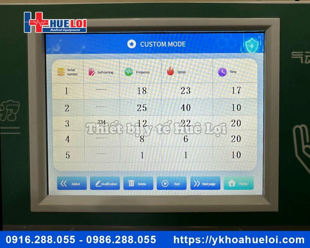 Máy vỗ rung long đờm tần số cao