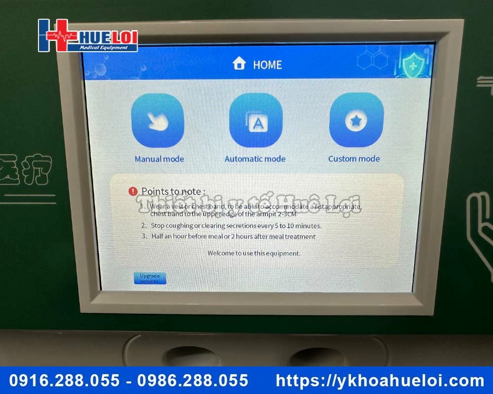 Máy vỗ rung long đờm tần số cao