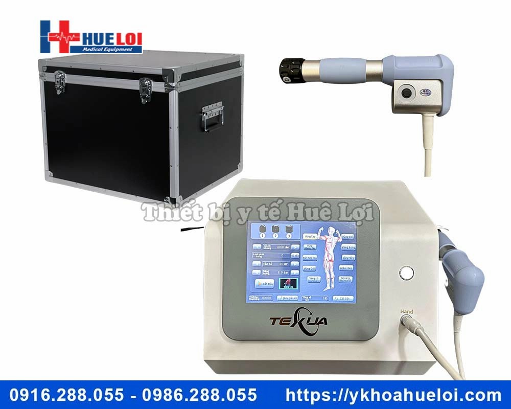 Máy xung kích trị liệu TEXUA T301 lực 8 Bar