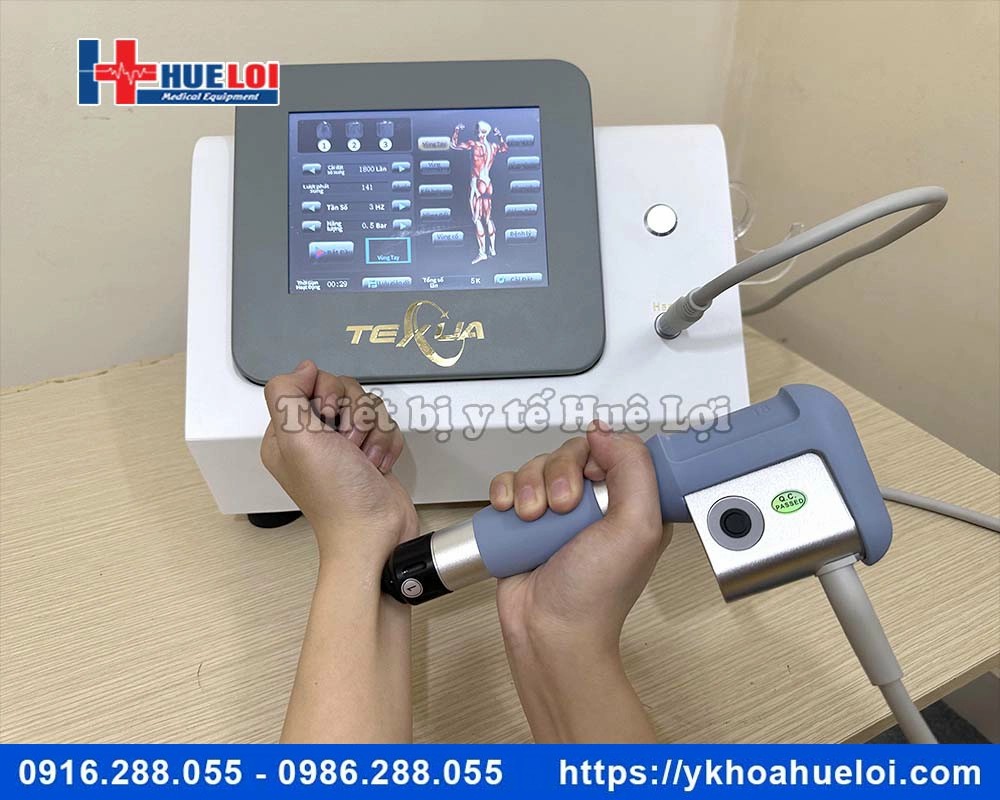 Máy xung kích trị liệu TEXUA T301 lực 8 Bar