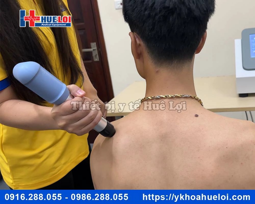 Máy xung kích trị liệu TEXUA T301 lực 8 Bar