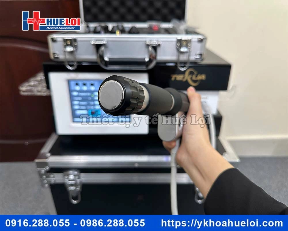Máy xung kích trị liệu TEXUA T501 lực 10 Bar
