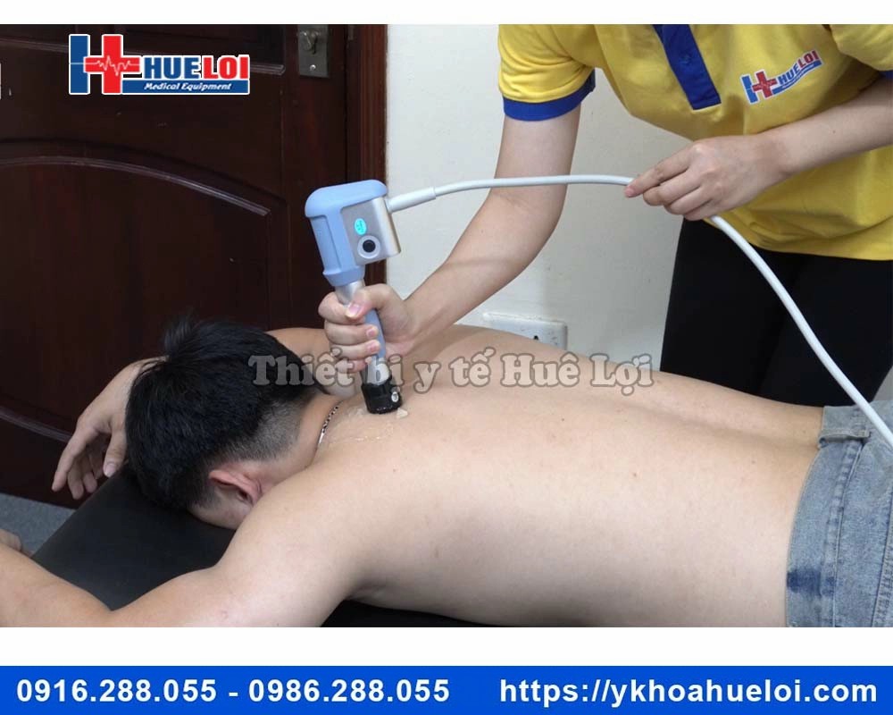 Máy xung kích trị liệu TEXUA T501 lực 10 Bar
