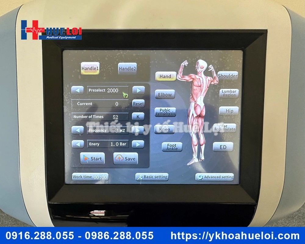 Máy xung kích trị liệu cao cấp TEXUA T806