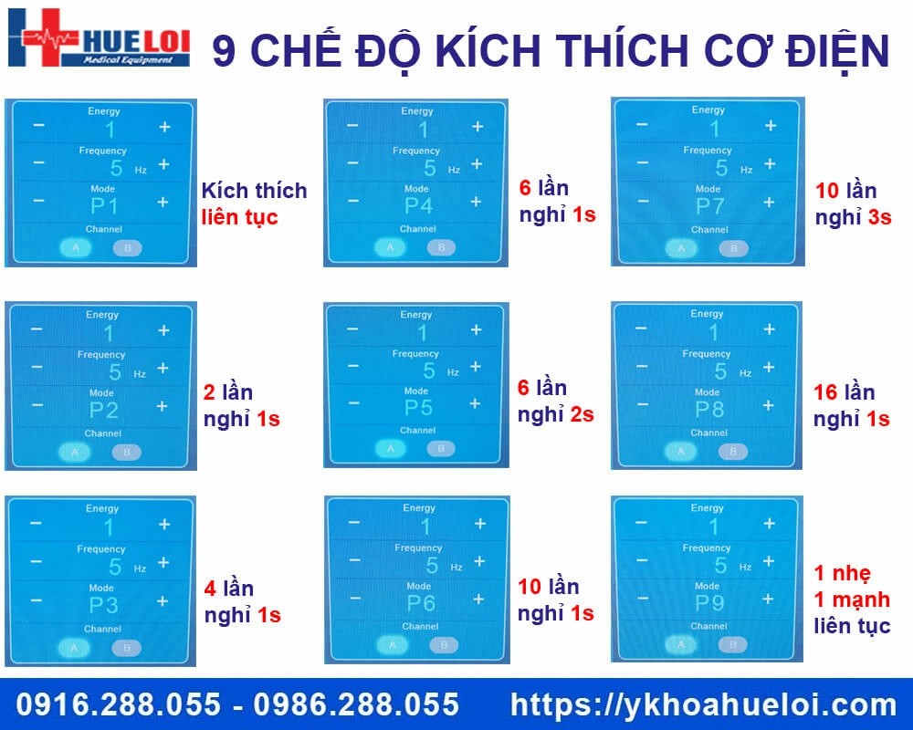 Máy xung kích kết hợp kích thích cơ điện EMSHOCK