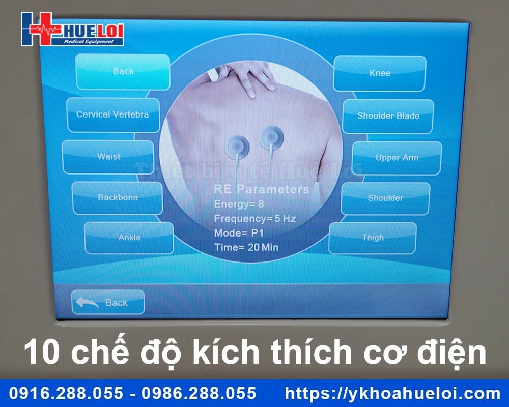Máy xung kích kết hợp kích thích cơ điện EMSHOCK