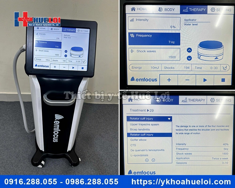 Máy xung kích hội tụ EMFOCUS thế hệ mới