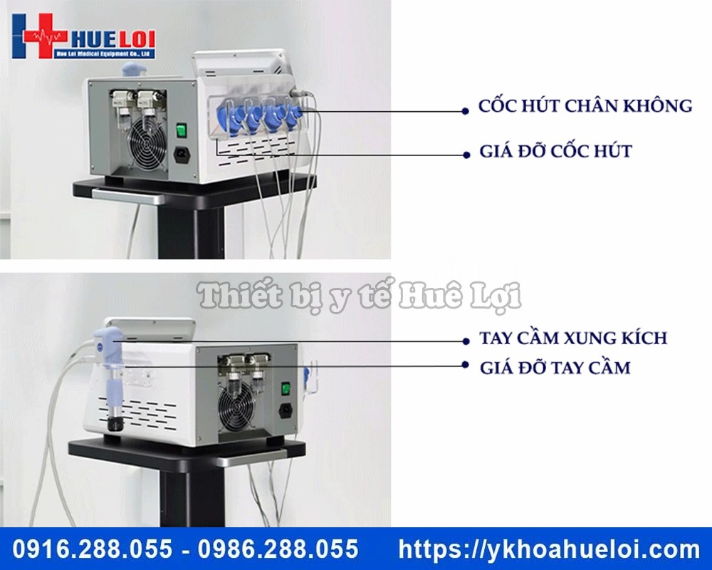 Máy xung kích kết hợp điện xung