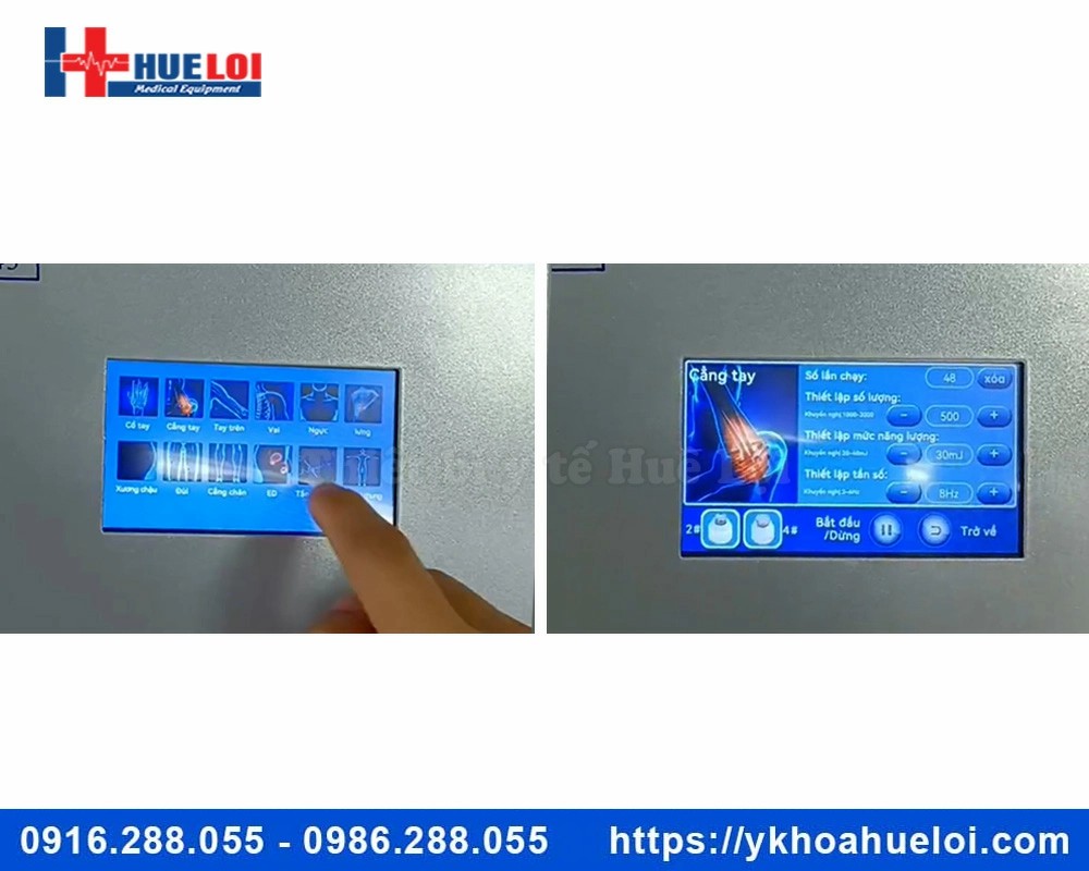 Máy xung kích trị liệu mini T43